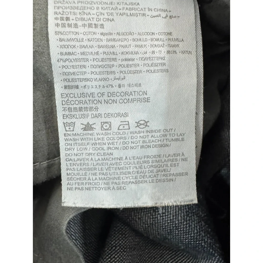 Levis 505 Jeans Boys 28x30 16 Regular Youth Blue Straight Dark Wash‎ Stained